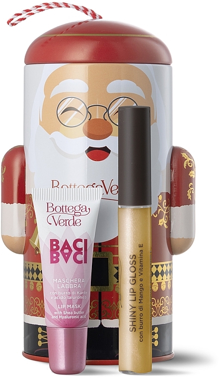 Набір - Bottega Verde Nut Cracker Make-Up (l/gloss/6ml + l/mask/7ml) — фото N1