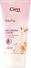 Духи, Парфюмерия, косметика Крем для лица - Cien Nature Sensitive With Organic Almond Face Cream
