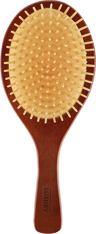 Массажная щетка для волос, HB-03-23, коричневая - Beauty LUXURY — фото N1