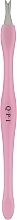 Парфумерія, косметика Тример для кутикули плоский, 10,8 см, рожевий - QPI