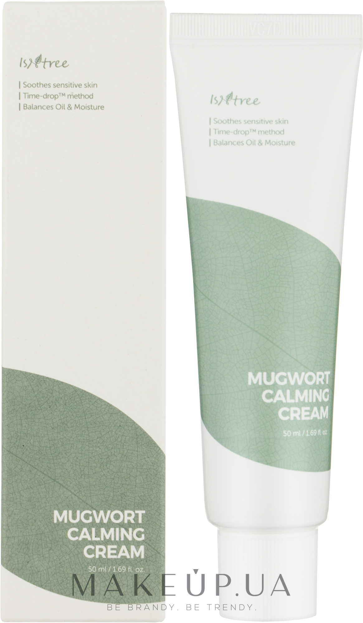 Крем для чутливої шкіри з екстрактом полину - Isntree Spot Saver Mugwort Cream — фото 50ml
