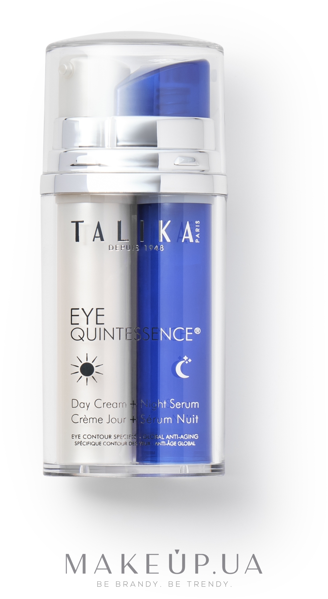 Набір-догляд за контуром навколо очей - Talika Eye Quintessence Anti-Ageing Day And Night Treatment — фото 2x10ml