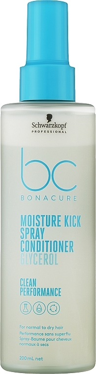 Спрей-кондиционер для волос - Schwarzkopf Professional Bonacure Moisture Kick Spray Conditioner Glycerol — фото N2