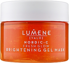 Парфумерія, косметика Освітлювальна гелева маска для обличчя - Lumene Valo Nordic-C Fresh Glow Brightening Gel Mask