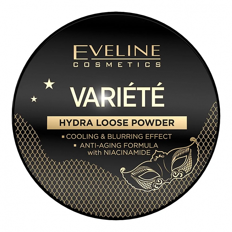 Розсипчаста охолоджувальна пудра - Eveline Cosmetics Variete Hydra Loose Powder — фото N2