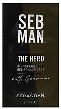 Духи, Парфюмерия, косметика Универсальный гель для укладки волос - Sebastian Professional Seb Man The Hero (пробник)