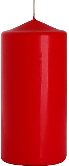 Свеча цилиндрическая 70x150 мм, красная - Bispol — фото N1