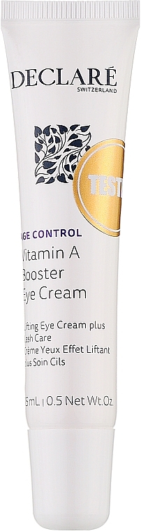 Крем для шкіри навколо очей із вітаміном А - Declare Age Control Vitamin A Booster Eye Cream (тестер) — фото N1