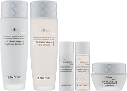 Набір освітлювальний для догляду за обличчям, 5 продуктів - 3W Clinic Collagen White Skin Care Items — фото N2