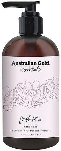 Рідке мило для рук "Свіжий лотос" - Australian Gold Essentials Liquid Hand Soap Fresh Lotus — фото N1
