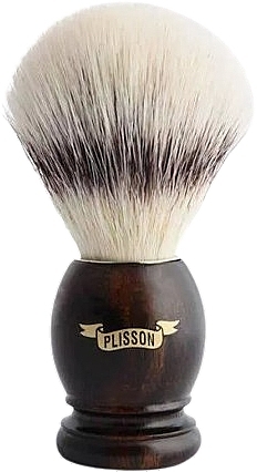 Помазок для бритья - Plisson Ebony Original Shaving Brush With "High Mountain White" Fibre — фото N1