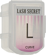 Парфумерія, косметика Бігуді для ламінування вій, з насічками, розмір L (curve) - Lash Secret