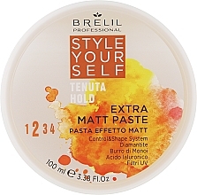 Моделирующая паста для волос с матовым эффектом - Brelil Style Yourself Hold Extra Matt Paste — фото N1