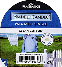 Парфумерія, косметика Ароматичний віск - Yankee Candle Clean Cotton Tarts Wax Melts