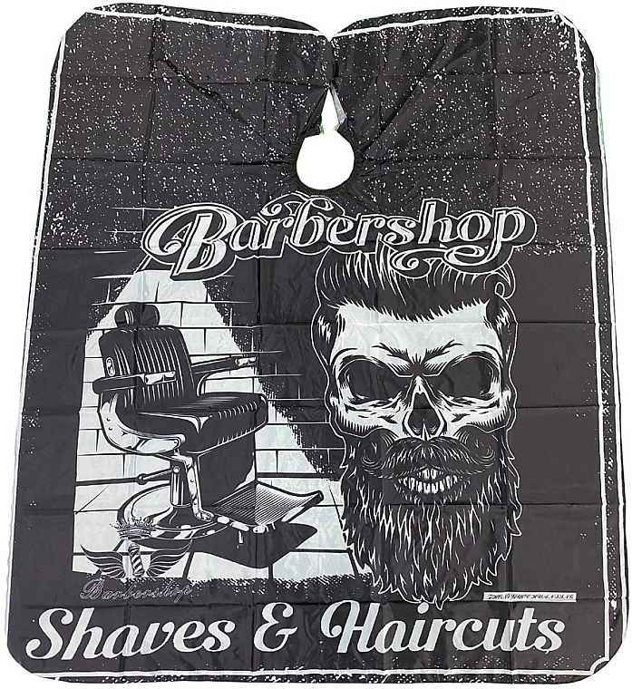 Пеньюар парикмахерский, 905073-18, черный - SPL Barber — фото N2