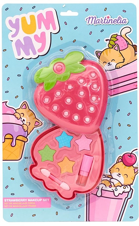 Набор для макияжа "Вкусная клубника" - Martinelia Yummy Strawberry Makeup Set — фото N1