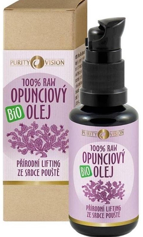 Масло опунции - Purity Vision Raw Bio Opuntia Oil — фото N1