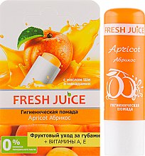 Гигиеническая помада в упаковке "Абрикос" - Fresh Juice Apricot — фото N1