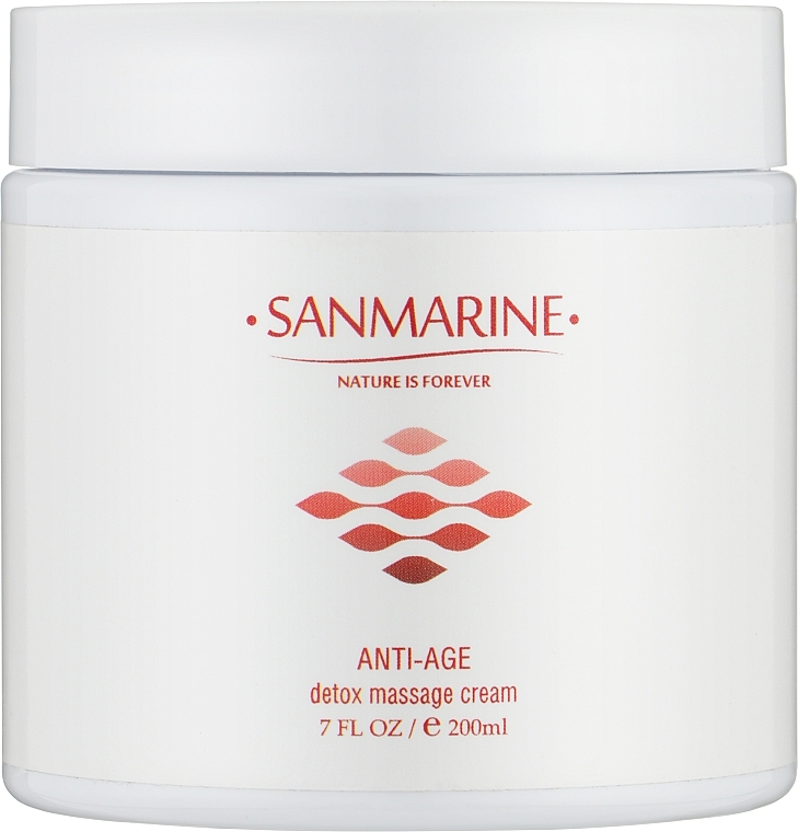 Массажный детокс-крем для лица - Sanmarine Anti-Age Detox Massage Cream — фото N1