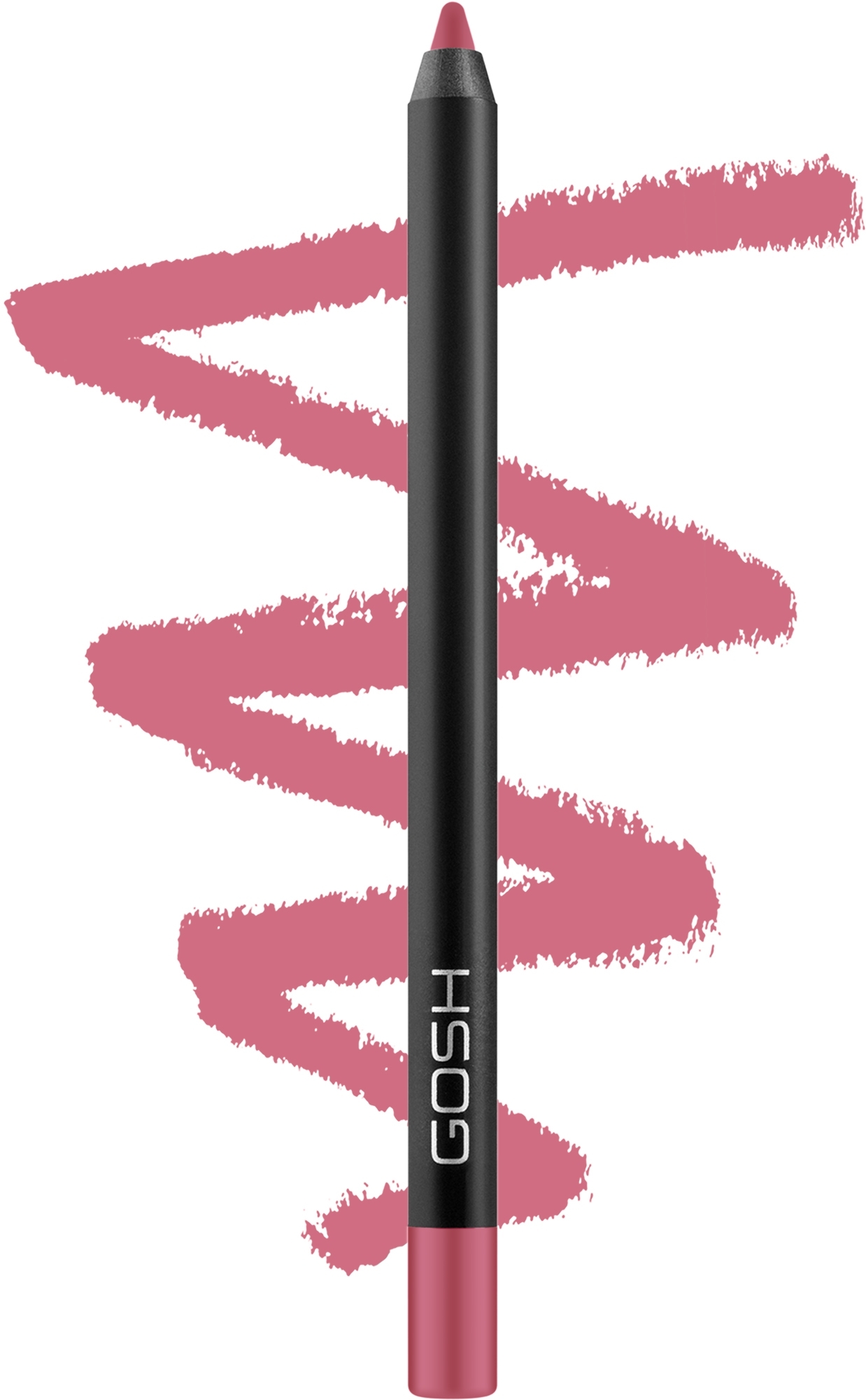 Карандаш для губ водостойкий - Gosh Copenhagen Velvet Touch Waterproof Lipliner — фото Antique Rose