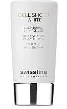 Парфумерія, косметика Освітлювальна двофазна вуаль для обличчя - Swiss Line Cell Shock White Brightening Bi-Phase Veil SPF PA 45+++