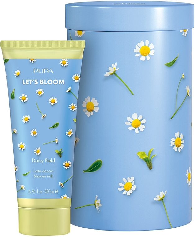 Набор - Pupa Let's Bloom Daisy Field Shower Milk Kit 2023 (sh/milk/200ml + box) — фото N1