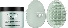 УЦЕНКА Набор - REF Weightless Volume Masque Set (h/mask/250ml + h/brush/1pcs) * — фото N2