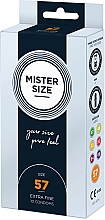Презервативи латексні, розмір 57, 10 шт. - Mister Size Extra Fine Condoms — фото N2