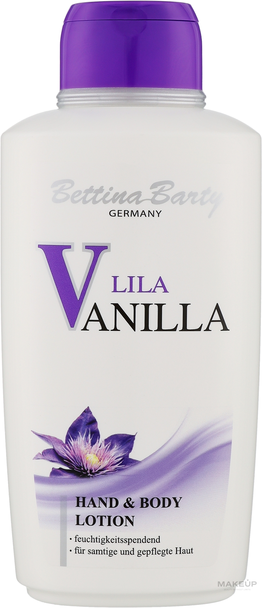 Лосьйон для рук і тіла "Фіолетова ваніль" - Bettina Barty Lila Vanilla Hand & Body Lotion — фото 500ml