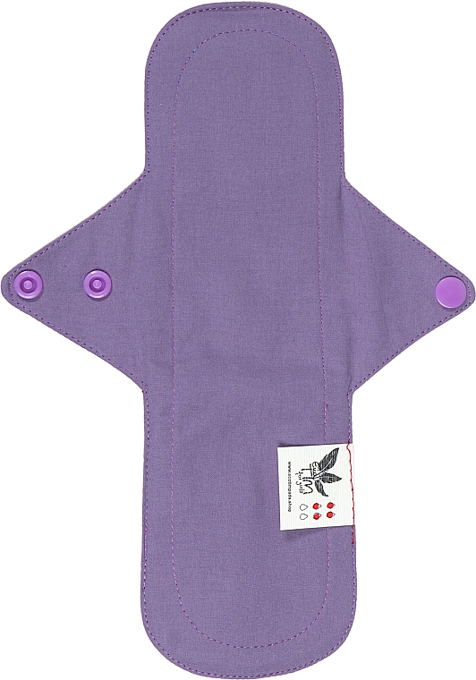 Прокладка для менструации, Миди, 4 капли, пыльная сирень - Ecotim For Girls — фото N1