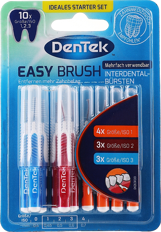 Міжзубні щітки - DenTek Interdental MIX Easy Brush — фото N1