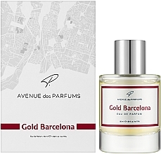 Avenue Des Parfums Gold Barcelona - Парфюмированная вода — фото N2