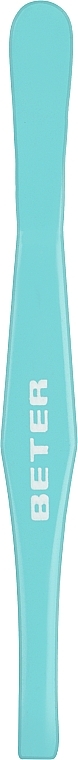 Пинцет для удаления волос цветной, с прямыми кончиками, бирюзовый - Beter Beauty Care — фото N1