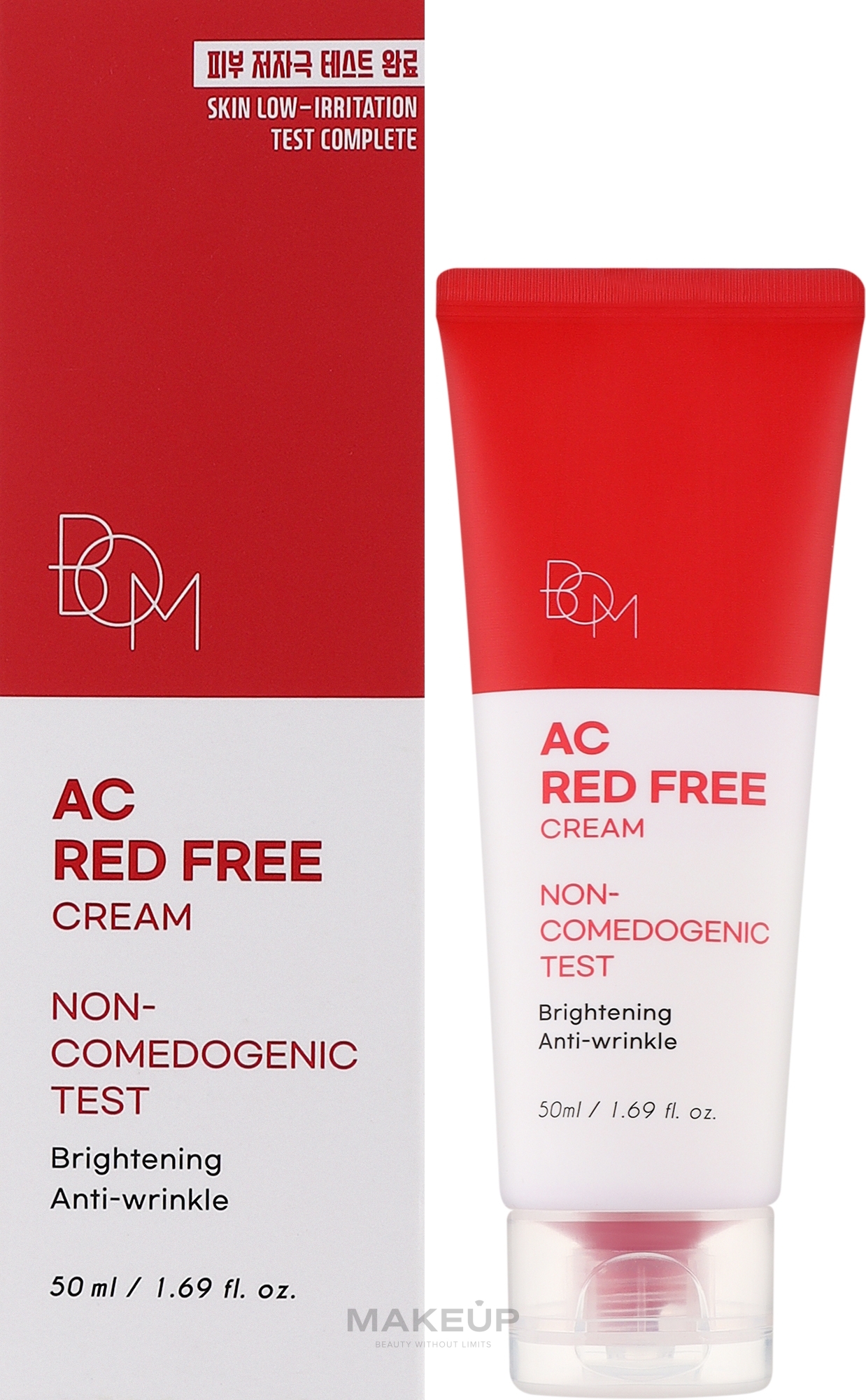 Крем для лица с коллоидной серой и ниацинамидом - Beauty Of Majesty AC Red Free Cream — фото 50ml