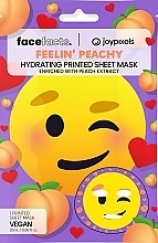 Духи, Парфюмерия, косметика Тканевая маска для лица "Joypixels Feelin Peachy" - Face Facts Printed Sheet Mask