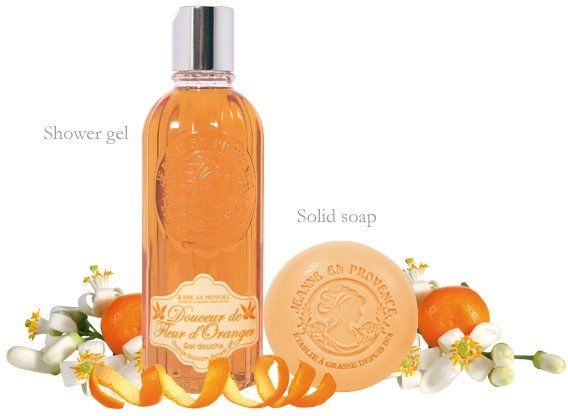 Гель для душа "Апельсин" - Jeanne en Provence Douceur de Fleur d’Oranger Orange Blossom Shower Gel — фото N2