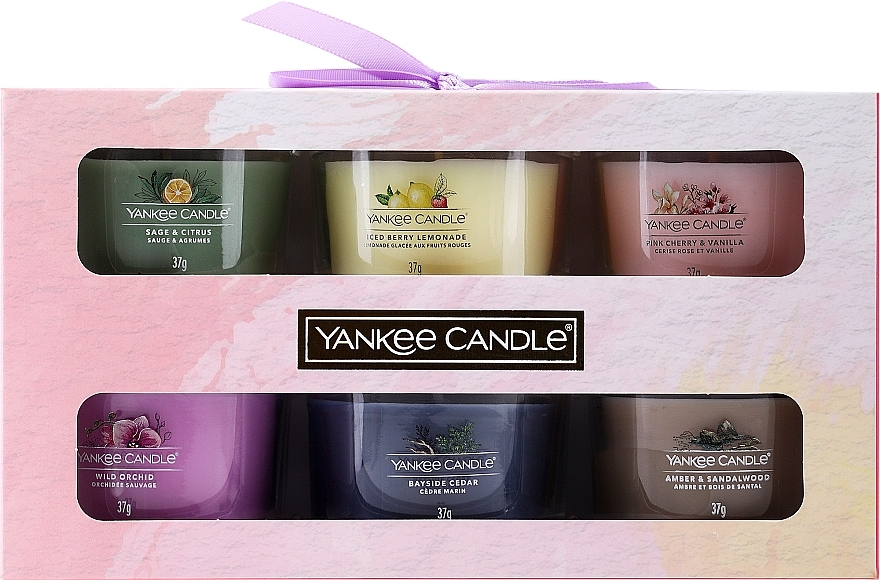 Набор - Yankee Candle Mini Set (candle/6x37g)  — фото N1