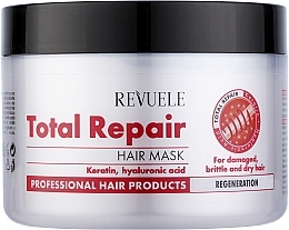 Духи, Парфюмерия, косметика Восстанавливающая маска для волос - Revuele Total Repair Professional Hair Mask