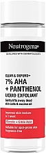 Пілінг для обличчя - Neutrogena Clear & Defend+ 7% Aha+Panthenol Liquid Exfoliant — фото N1