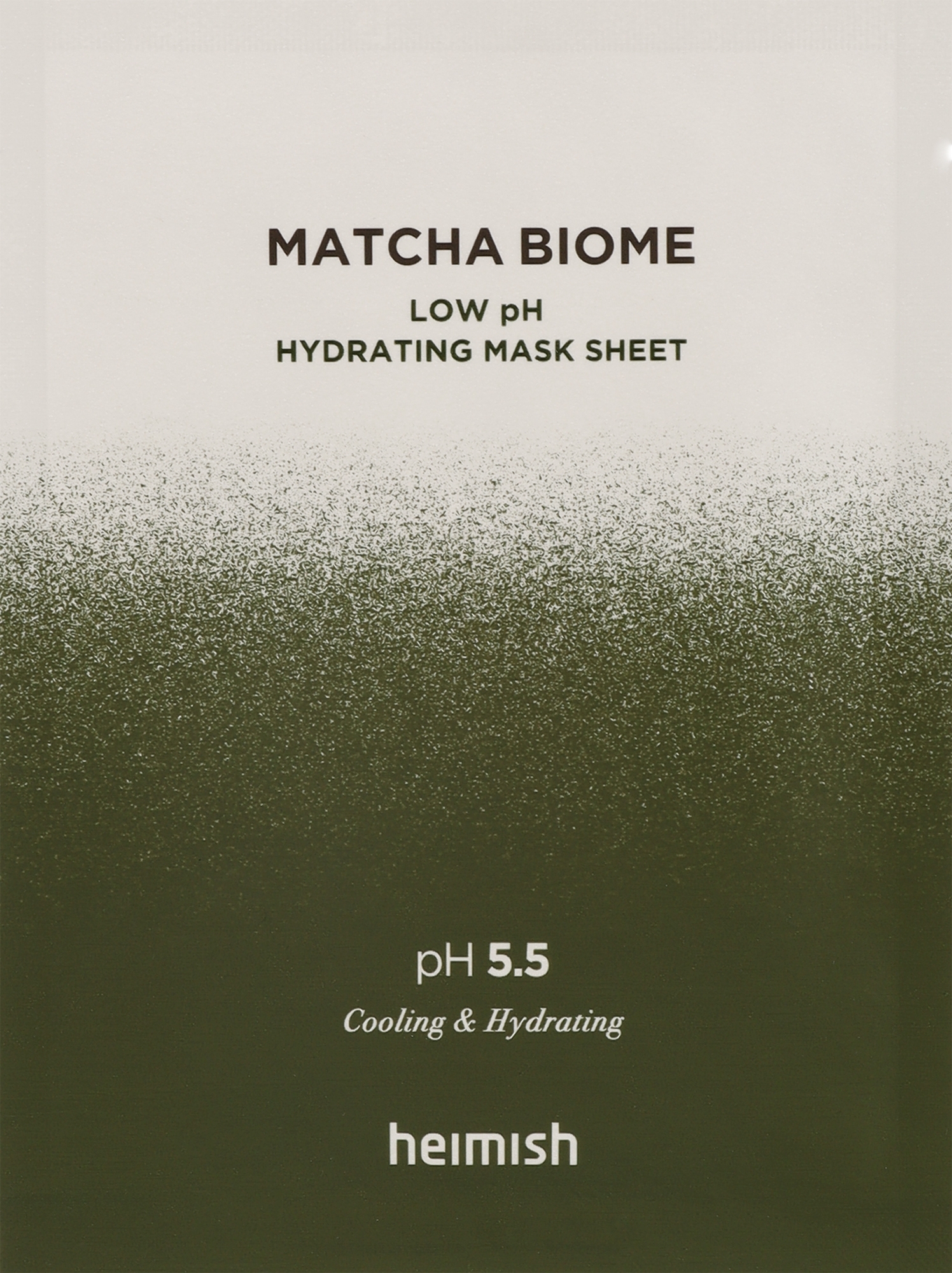 Тканевая маска для лица - Heimish Matcha Biome Low pH Hydrating Mask Sheet — фото 30ml