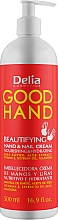 Крем для рук и ногтей "Питательный и увлажняющий" - Delia Cosmetics Good Hand Beautifying Hand & Nail Cream with Shea Butter + Aloe — фото N1