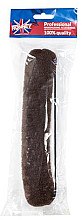 Валик для прически, 23 см, коричневый - Ronney Professional Hair Bun With Rubber 059 — фото N1