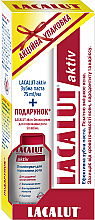 Духи, Парфюмерия, косметика УЦЕНКА Набор - Lacalut Activ (t/past/75ml + mouthwash/50ml) *