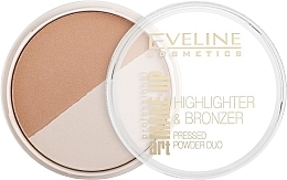 Eveline Art. Professional Make-Up Glam - Подвійна пудра — фото N2