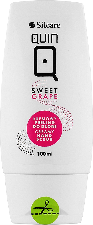 Кремовый пилинг для рук - Silcare Quin Hand Cream Peeling Sweet Grape