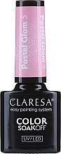 Духи, Парфюмерия, косметика Гель-лак для ногтей - Claresa Pastel Glam Color Soak Off UV/LED