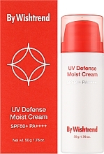 Зволожувальний сонцезахисний крем із пантенолом - By Wishtrend UV Defense Moist Cream SPF 50+ PA++++ — фото N2