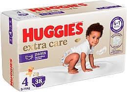 Підгузки-трусики Elite Soft Pants 4 (9-14 кг), 38 шт. - Huggies — фото N1