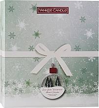 Адвент-календар - Yankee Candle Snow Globe Wonderland Advent Calendar Book (candle/12x37g + candle/12x9.8g + candlestick) — фото N1
