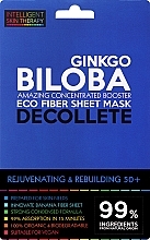 Парфумерія, косметика Експрес-маска для зони декольте - Beauty Face IST Rejuvenating & Rebuilding Decolette Mask Ginkgo Biloba